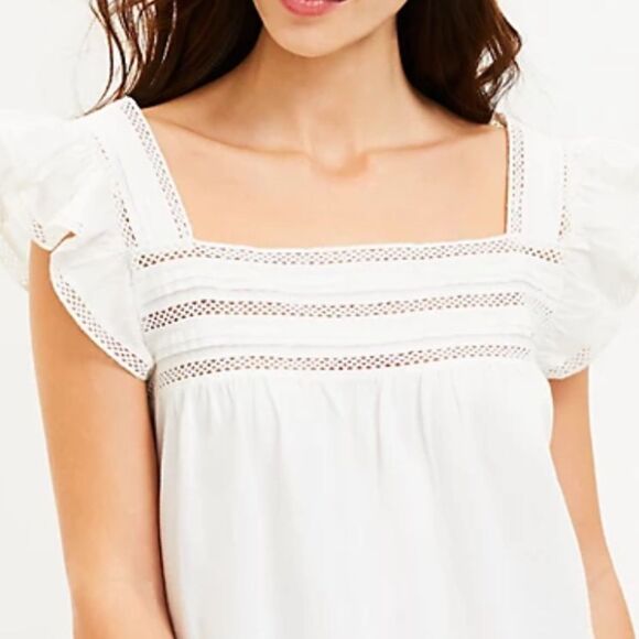 Loft Ruffle Sleeve Top - Picture 2 of 7